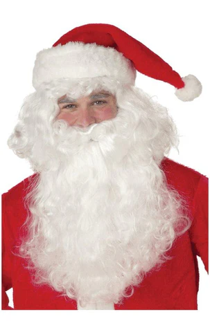 Value santa wig and beard set